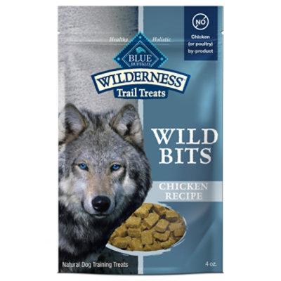 Blue Buffalo Wilderness Chicken Recipe Wild Bits Soft Chewy Training Treats for Dogs 4 Oz vons