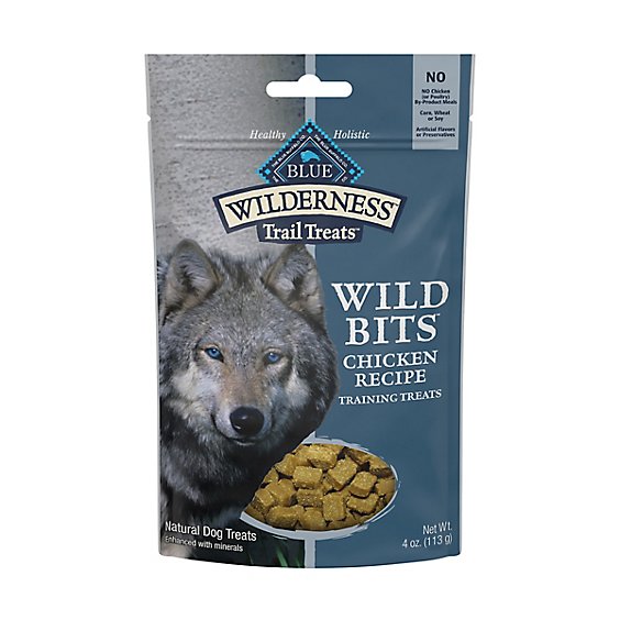 Blue Wilderness Trail Treats Wild Bits Chicken Recipe Training Dog Treats - 4 Oz