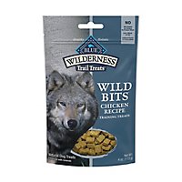 Blue Wilderness Trail Treats Wild Bits Chicken Recipe Training Dog Treats - 4 Oz - Image 1