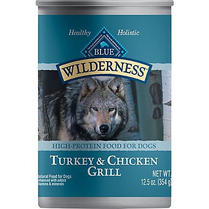 Blue Wilderness Dog Trky & Chkn Grill - 12.5 Oz - Image 2