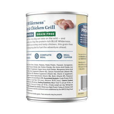 Blue Wilderness Dog Turkey & Chicken Grill - 12.5 Oz - Image 2