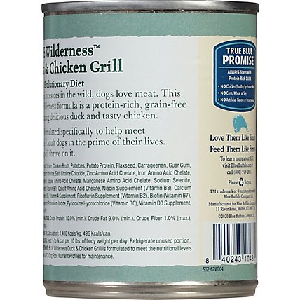 Blue Wilderness Dog Duck And Chkn - 12.5 Oz - Image 5