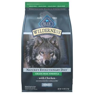 Blue Wilderness High Protein Natural Chicken Adult Dry Dog Food - 4.5 Lb - Image 1