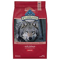 Blue Wilderness High Protein Natural Salmon Adult Dry Dog Food - 4.5 Lb - Image 1
