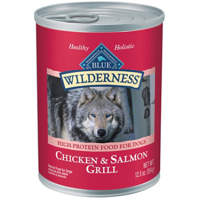 Blue Buffalo Wilderness Salmon & Chicken Grill Adult Wet Dog Food In  - 12.5 Oz - Image 1