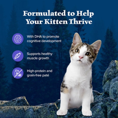 Blue Wilderness Chicken/Salmon Variety Pack Kitten Food - 6-3 Oz - Image 4