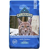 Blue Wilderness Adult Cat Indoor Chicken - 9.5 Lb - Image 1