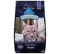 Blue Wilderness High Protein Natural Chicken Mature Dry Cat Food - 4 Lb