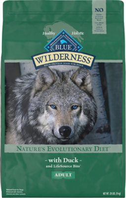 Blue Wilderness High Protein Natural Duck Adult Dry Dog Food - 20 Lb - Image 2
