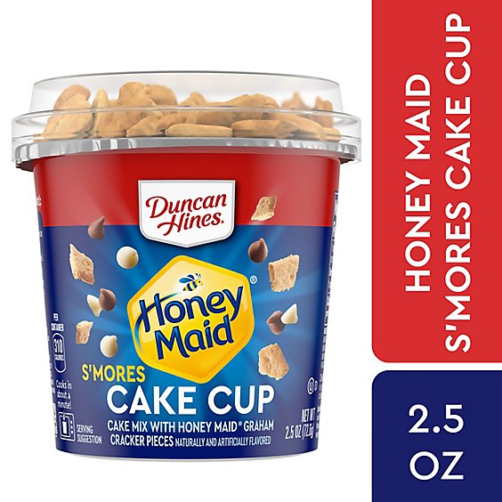 Duncan Hines Smores With Honey Maid Graham Crackers Cake Cup - 2.5 Oz