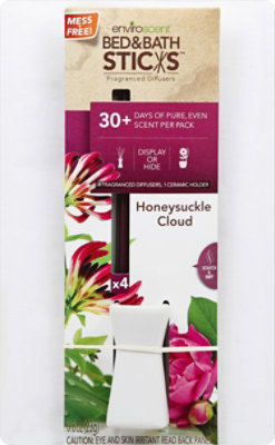 Enviroscent Fragrance Sticks Honeysuckle Cloud - 4 Count - Image 2