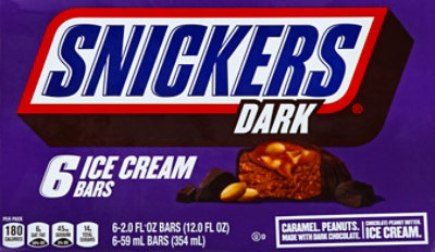 Snickers Ice Cream Bars Chocolate - 6-2 Fl. Oz. - Image 2