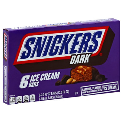 Snickers Ice Cream Bars Chocolate - 6-2 Fl. Oz.