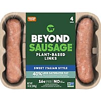 Beyond Meat Beyond Sausage Plant Based Sweet Italian Dinner Sausage Links - 14 Oz - Image 1
