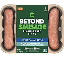 Beyond Meat Beyond Sausage Plant Based Sweet Italian Dinner Sausage Links - 14 Oz