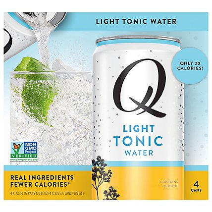 Q Mixers Tonic Water Light - 4-7.5 Fl. Oz. - Image 3