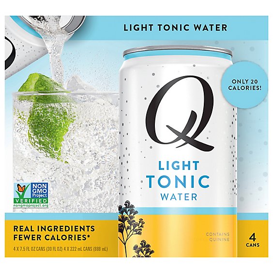 Q Mixers Tonic Water Light - 4-7.5 Fl. Oz.