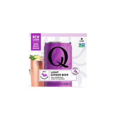 Q Mixers Premium Light Ginger Beer - 4 - 7.5 Oz