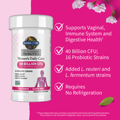 Dr Formulated Womens Daily Care 40 Billion CFU - 30 Count - Image 6