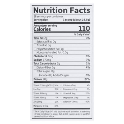 Organic Protein Vanilla - 18 Oz - Image 4