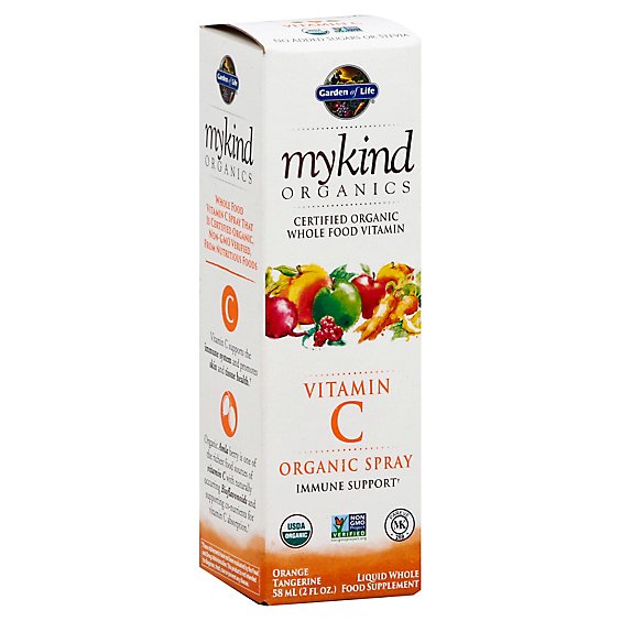 Mykind Vitamin C Spray Orangetangerine - 2 Oz