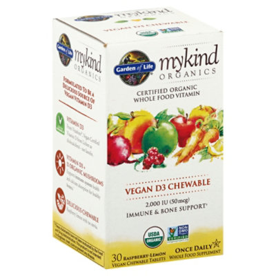 Mykind Vitamin D3 Chew - 30 Count - Image 1