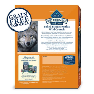 Blue Buffalo Wilderness Trail Treats Grain Free Biscuits Crunchy Dog Treats Turkey Recipe 10 Oz acmemarkets