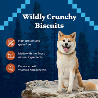 Blue Buffalo Wilderness Trail Treats Grain Free Biscuits Crunchy Dog Treats Turkey Recipe - 10 Oz - Image 6