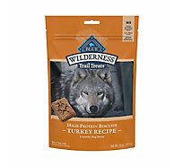 BLUE Wilderness Trail Treats Dog Food Crunchy Biscuits Turkey Recipe - 10 Oz