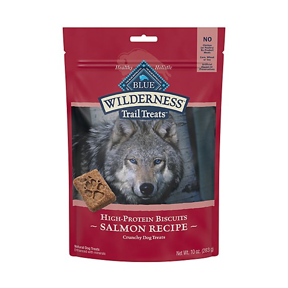 Blue Wilderness Dog Salmon Biscuit - 10 Oz