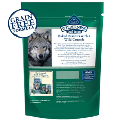 Blue wilderness grain free biscuits crunchy dog treats best sale