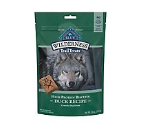 Blue Wilderness Trail Treats Grain Free Duck Recipe Crunchy Dog Biscuit Treats Bag - 10 Oz