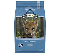 Blue Wilderness High Protein Natural Chicken Puppy Dry Dog Food - 4.5 Lb