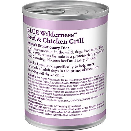 Blue Wilderness Dog Beef & Chicken Grill - 12.5 Oz - Image 6