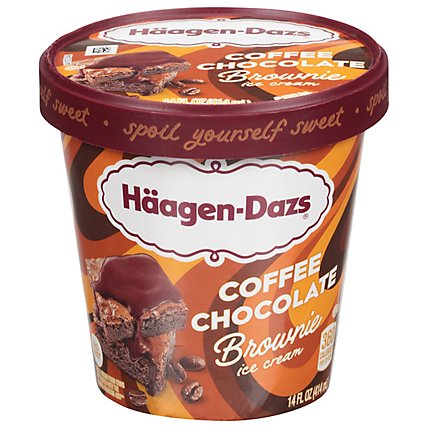 Haagen-Dazs City Sweets Coffee Chocolate Brownie Ice Cream - 14 Fl. Oz. - Image 3