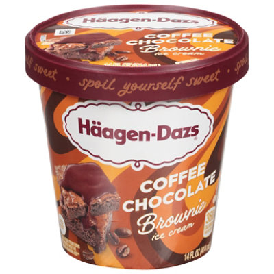 Haagen-Dazs Street Sweets Ice Cream Coffee Chocolate Brownie - 14 Fl. Oz.