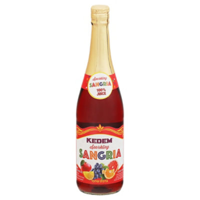 Kedem Grape Juice Sparkling Sangria - 25.4 Oz - Image 1