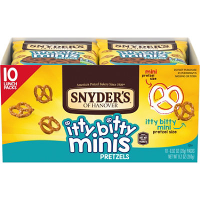 Snyder's of Hanover Itty Bitty Minis Pretzels - 10 Ct - 0.92 Oz - Image 1