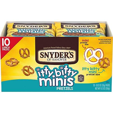Snyders Itty Bitty Minis Lunch Pack - 9.2 Oz