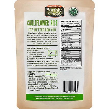 Natures Earthly Choice Rice Cauliflwr Mwv - 8.5 Oz - Image 6