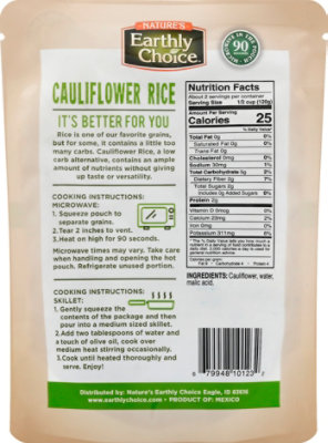Natures Earthly Choice Rice Cauliflwr Mwv - 8.5 Oz - Image 6