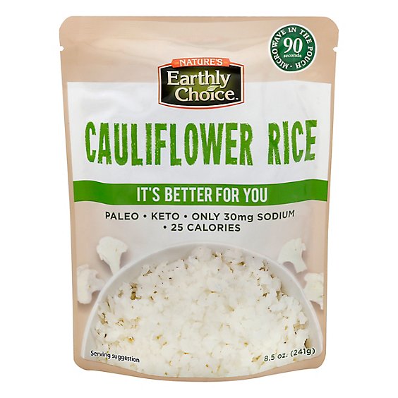 Natures Earthly Choice Rice Cauliflwr Mwv - 8.5 Oz