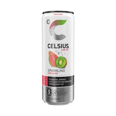 Celsius Sparkling Drink Kiwi Guava - 12 Fl. Oz. - Image 5