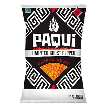 Paqui Haunted Ghost Pepper Spicy Tortilla Chips - 7 Oz - Image 1