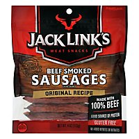 Jack Links Smoked Beef Original Sausage - 4 Oz - Image 3