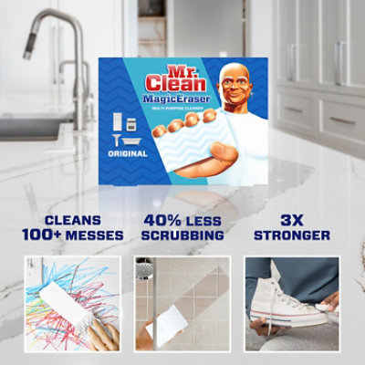 Mr. Clean Magic Eraser Cleaning Pads Original With Durafoam - 3 Count - Image 2