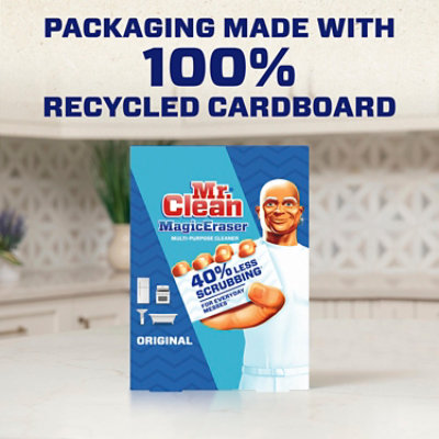 Mr. Clean Magic Eraser Cleaning Pads Original With Durafoam - 3 Count - Image 5