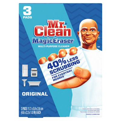 Mr. Clean Magic Eraser Cleaning Pads Original With Durafoam - 3 Count - Image 6