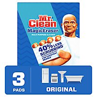 Mr. Clean Magic Eraser Cleaning Pads Original With Durafoam - 3 Count - Image 1