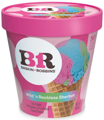 Baskin-Robbins Wild N Reckless Sherbet - 14 Fl. Oz. - Image 2